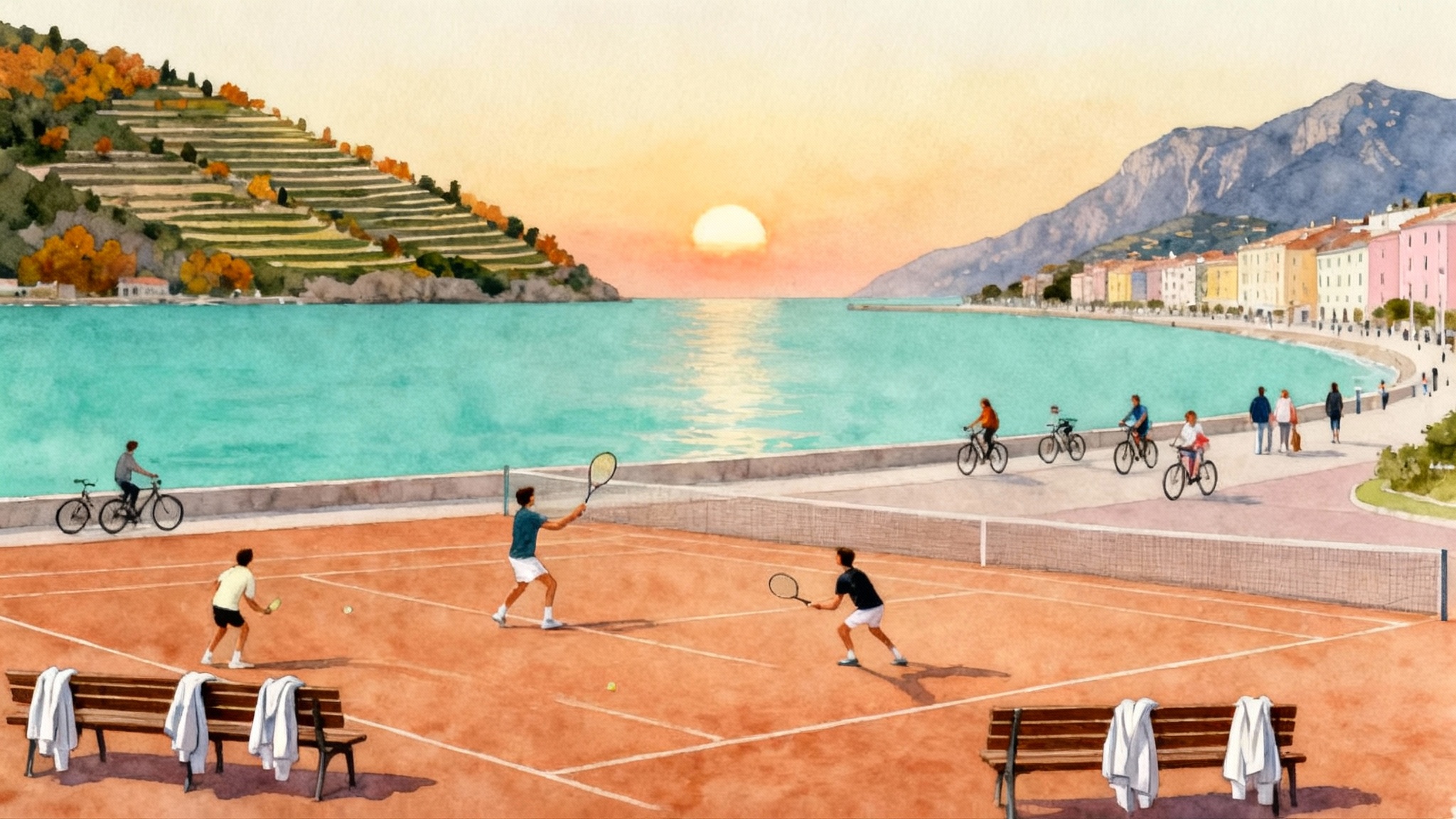 Fall Tennis on the Rivieras: October to November Training Gold