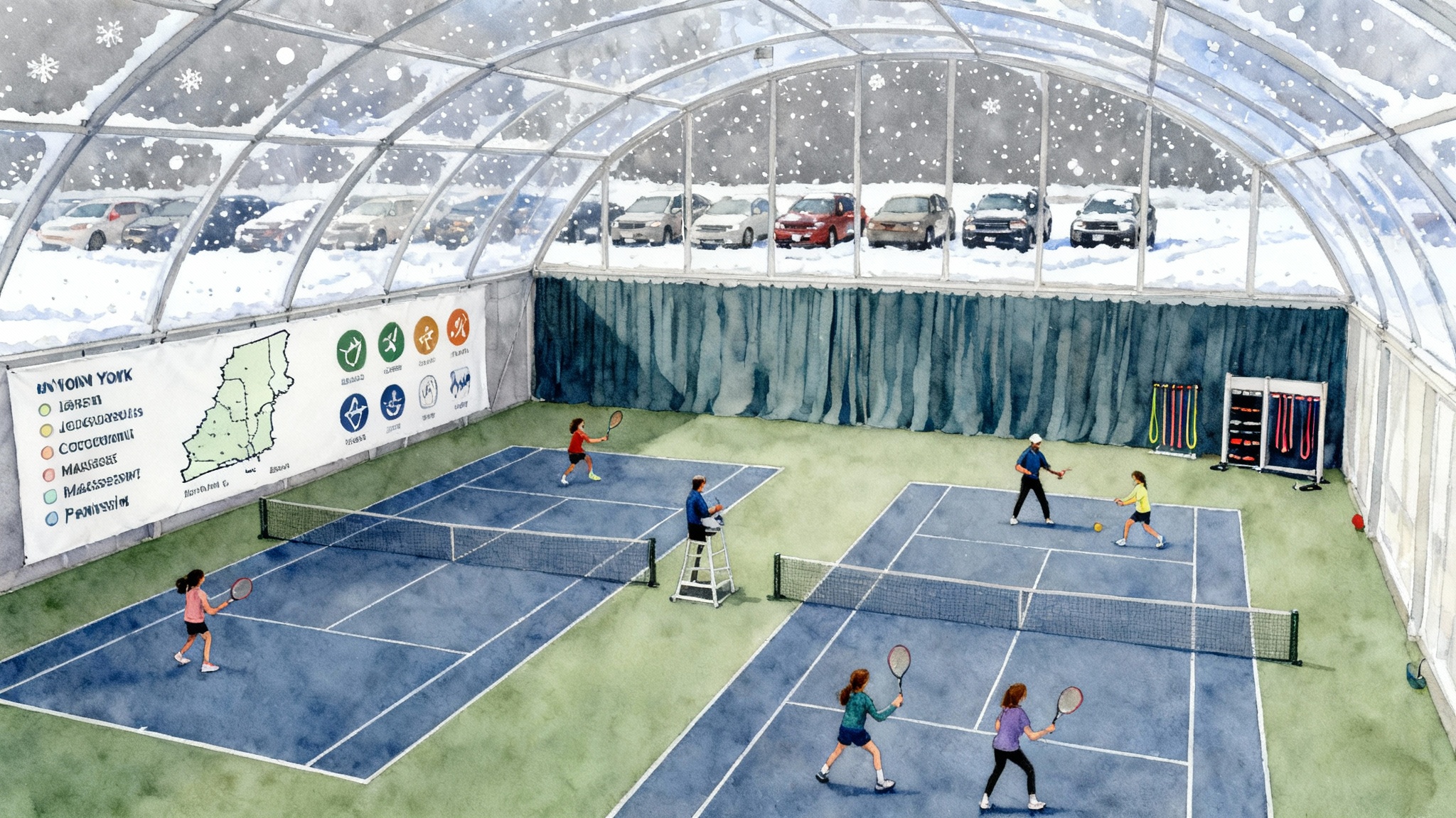 Best Northeast Indoor Tennis Academies for Juniors 2025 Winter Guide