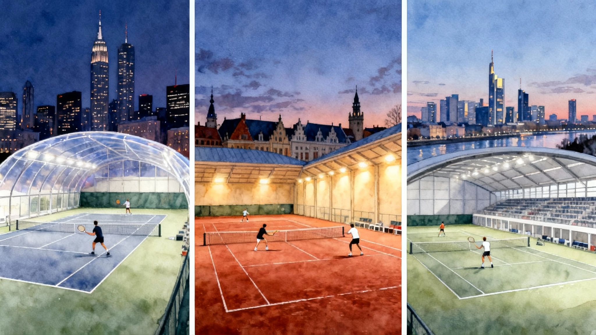 Urban Tennis Weekenders: Elite Breaks in NYC, Brussels, Frankfurt