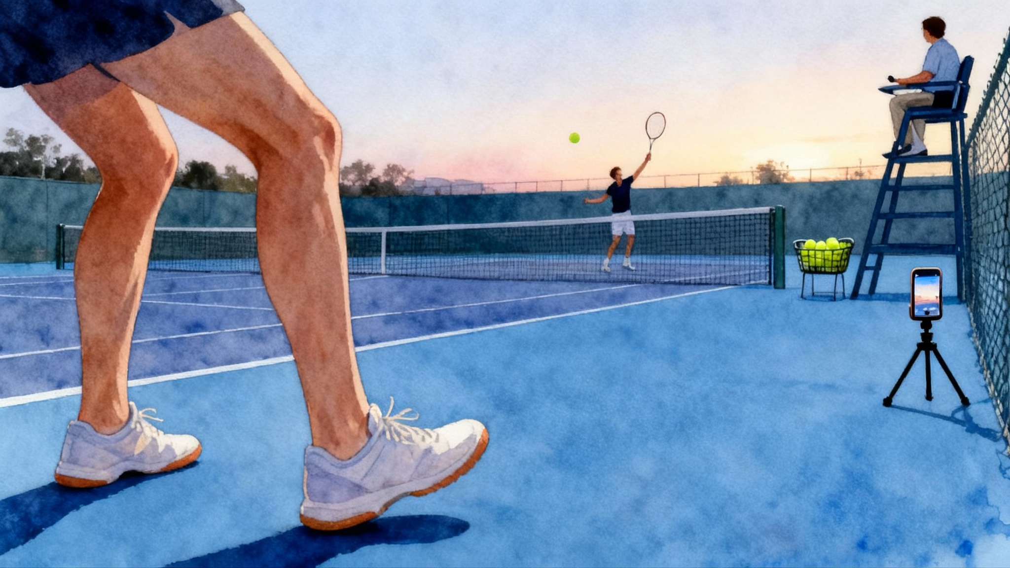 Tennis Split-Step Timing Made Simple: Fix It in Two Sessions