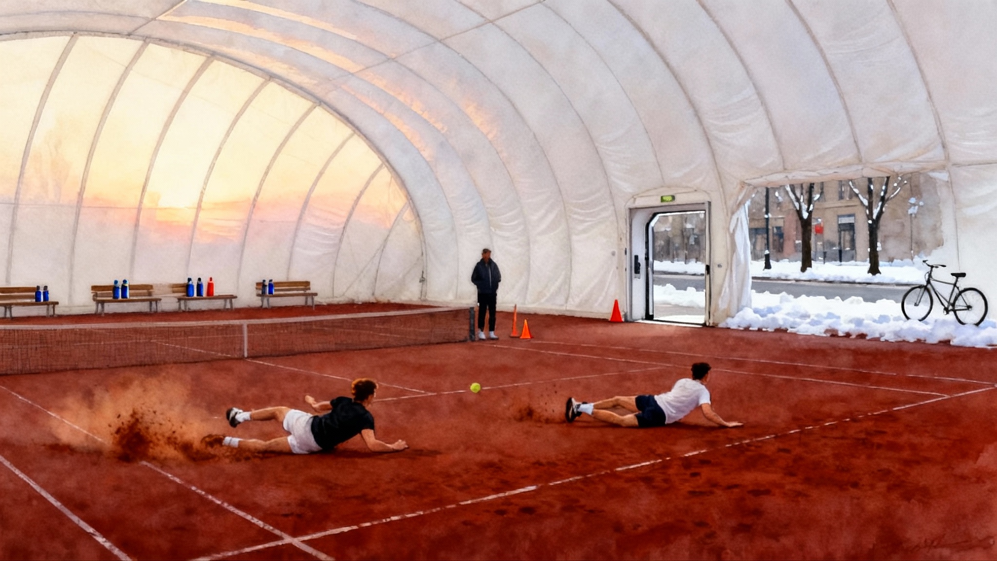 North America Indoor Red Clay: November–March at ACE Toronto
