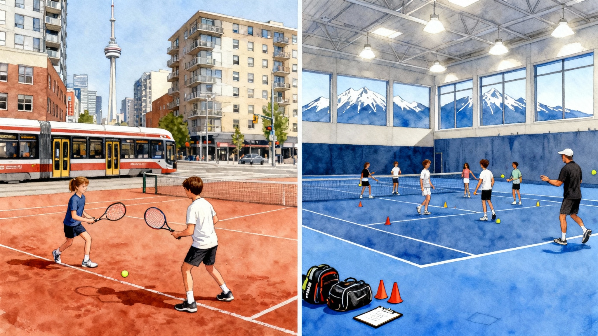 Best Junior Tennis Academies in Canada 2025–2026: ACE vs VITA