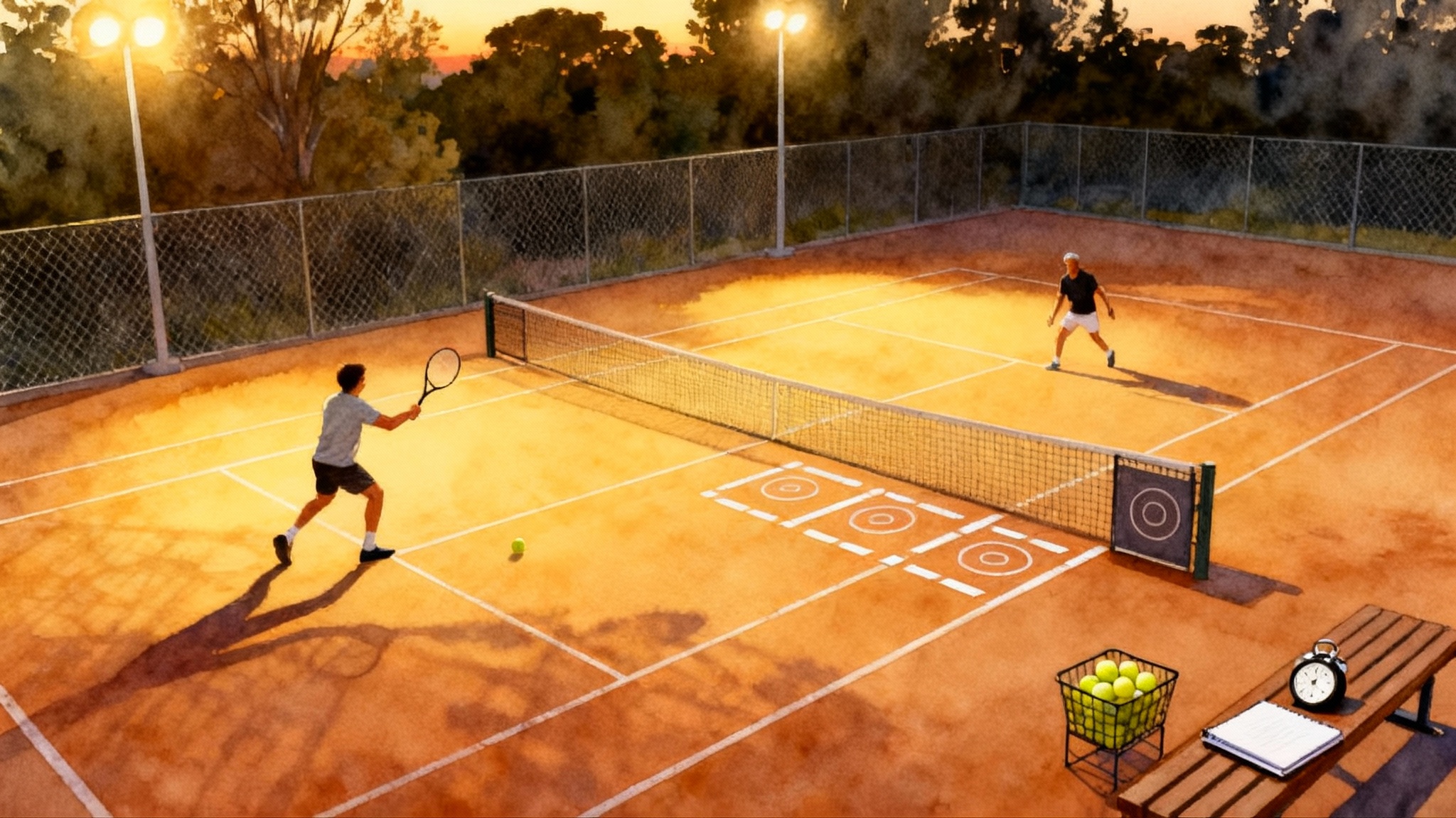 The 80 20 Tennis Blueprint: Faster Progress for Busy Adults