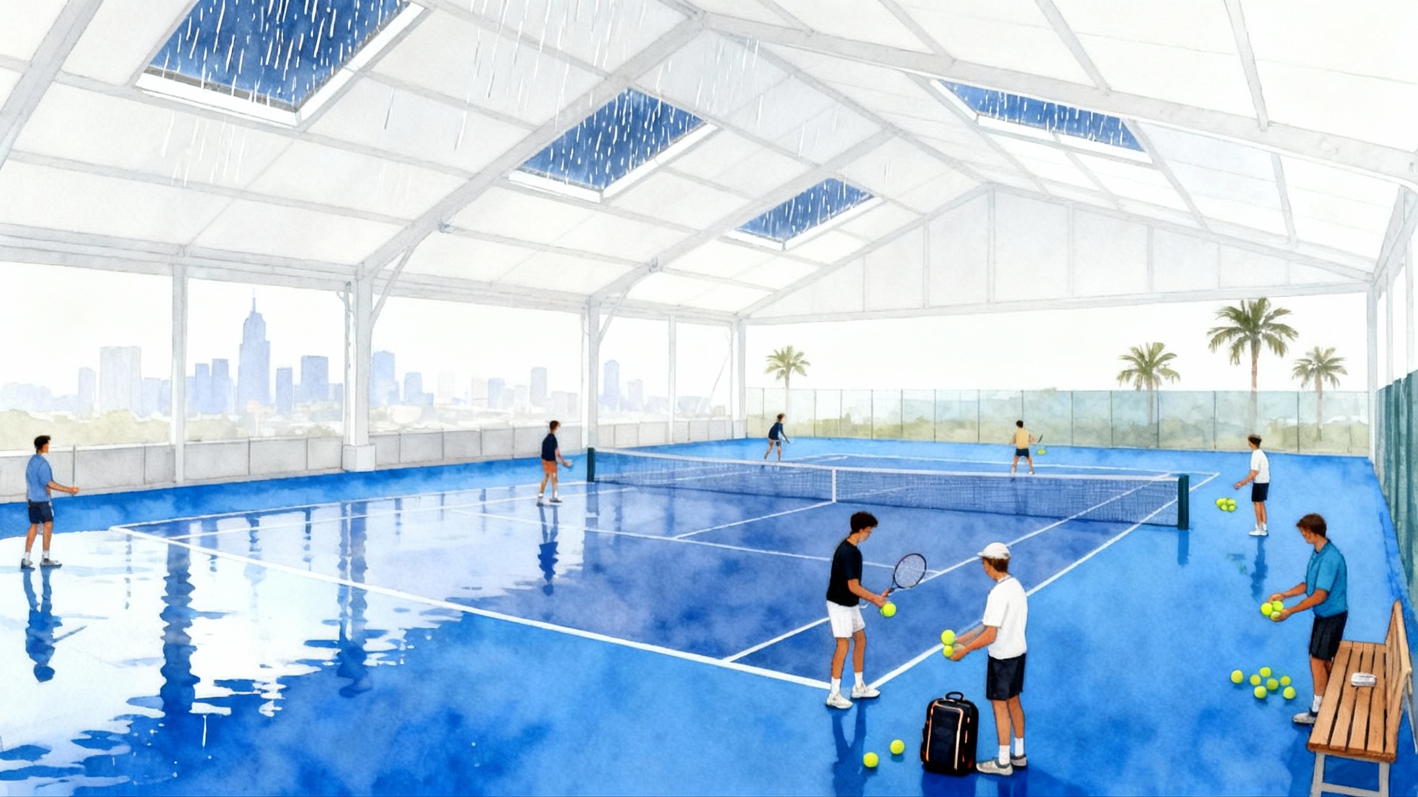 Singapore Stopover Tennis: Weather-Proof Training with SITA
