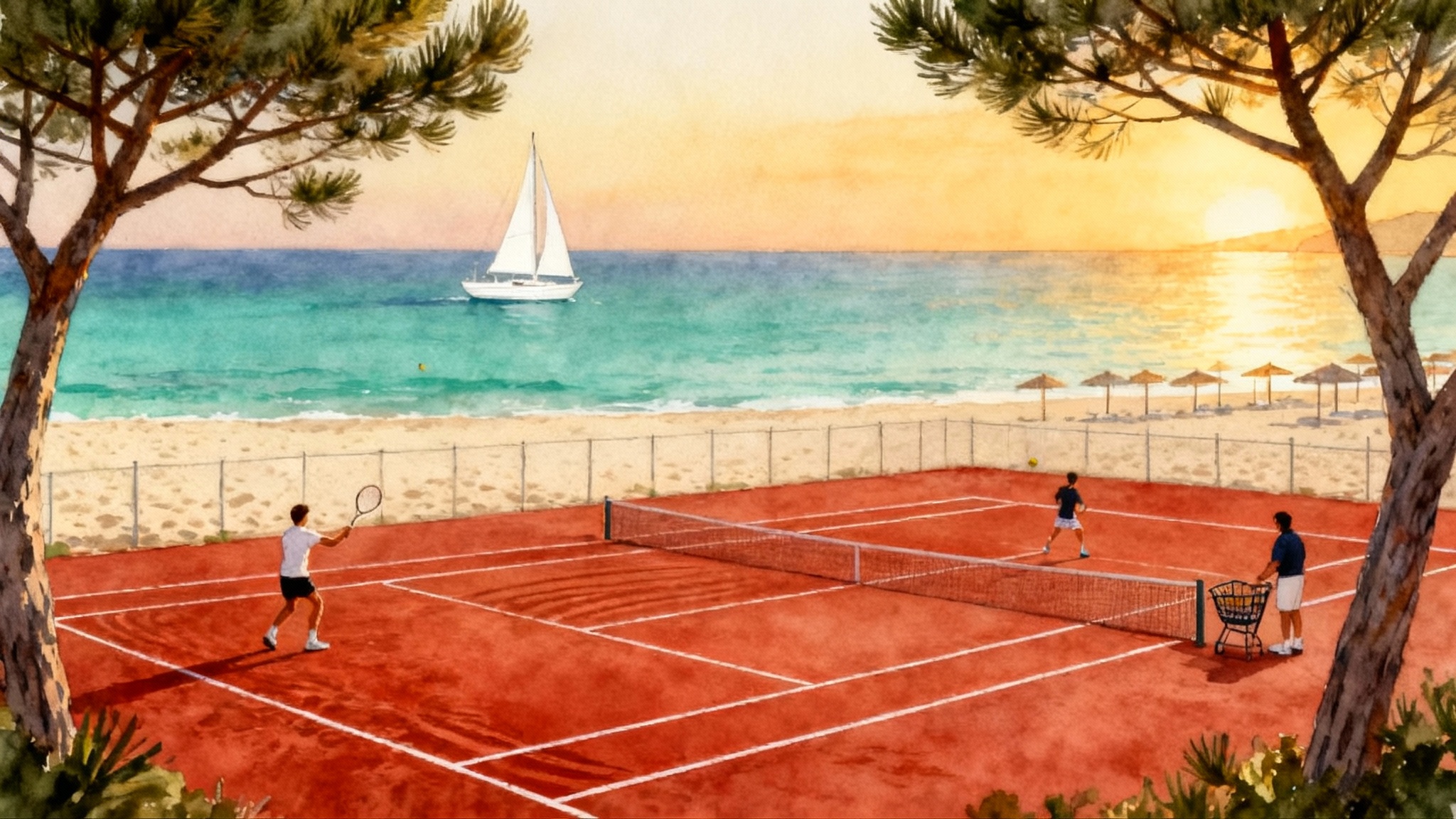 Sardinia Tennis May–October at Forte Village’s HEAD Academy