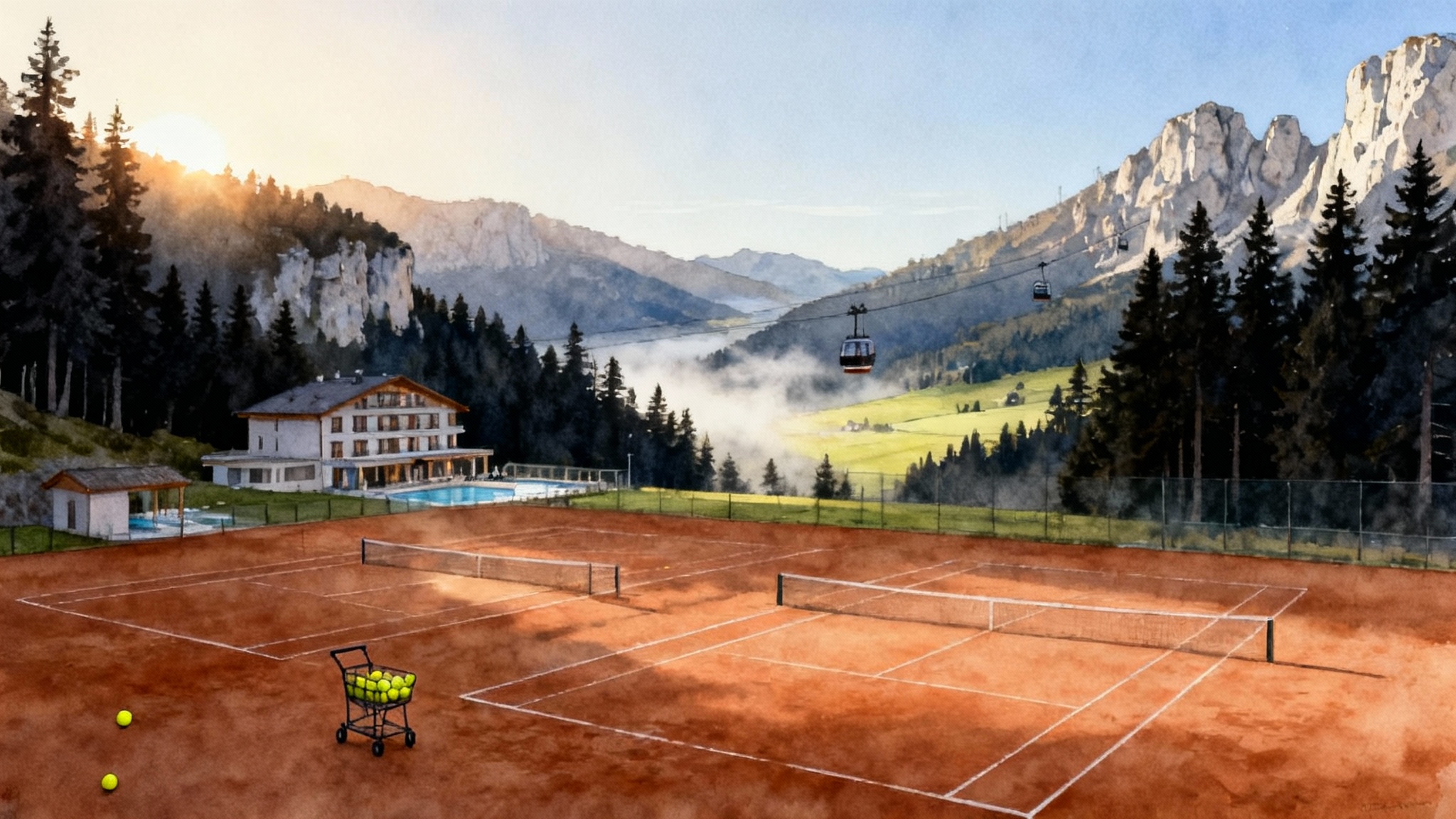 Alpine Tennis 2025–26: High-Altitude Camps in the Alps