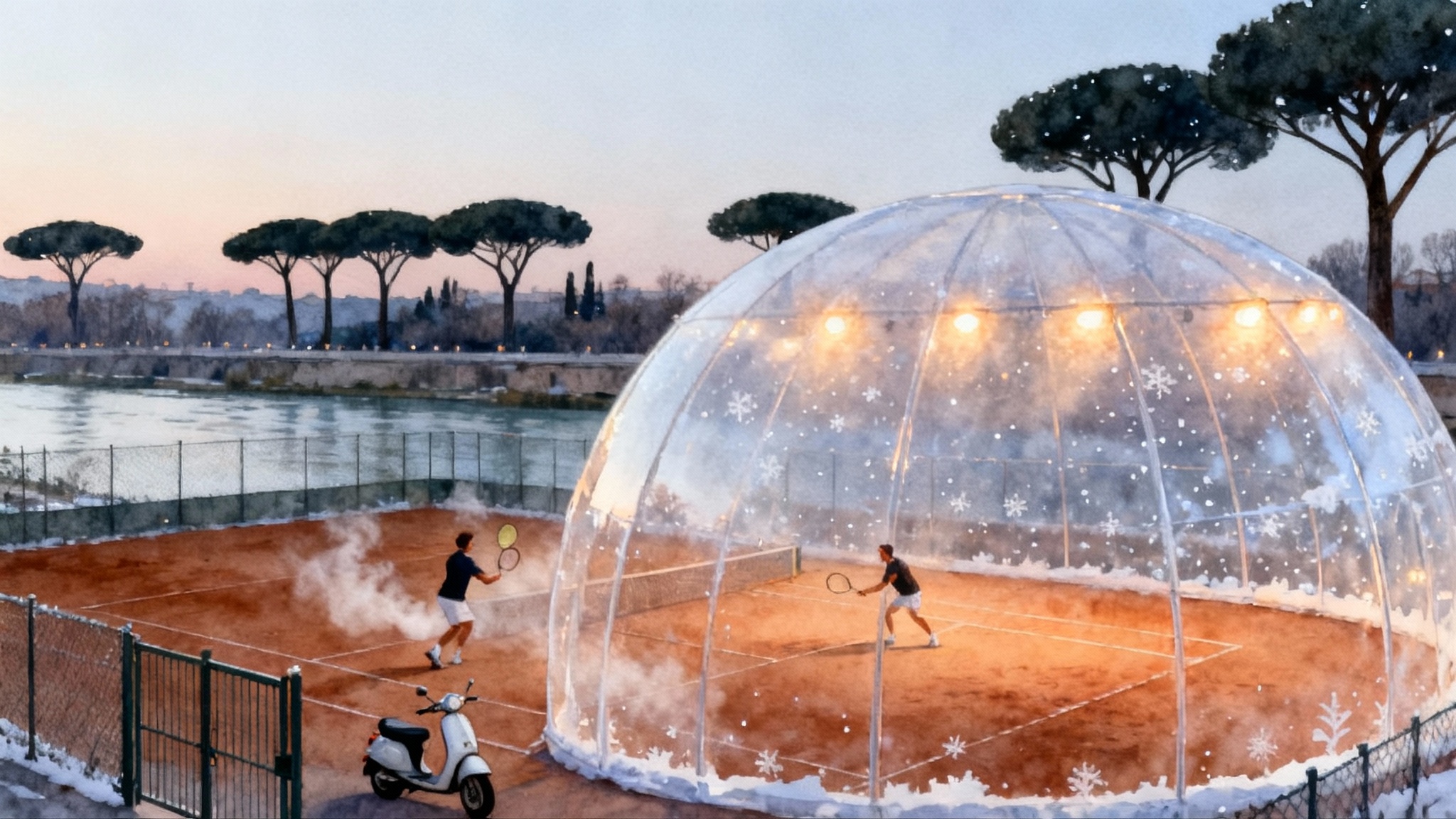Rome Shoulder-Season Tennis Guide 2025–26: Indoor and Clay