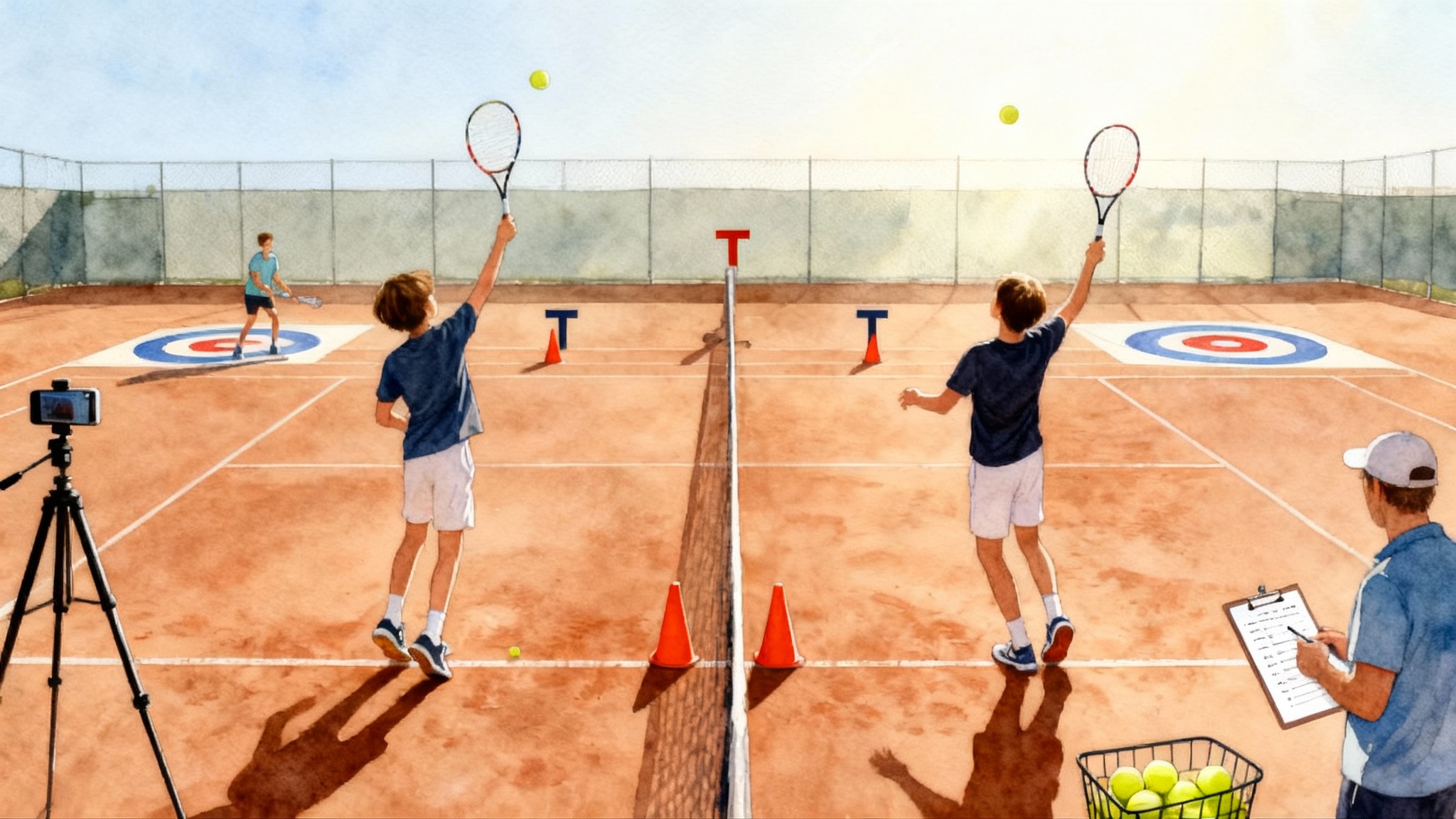 Serve Speed Without Arm Pain in 2025: 8-Week Kinetic Chain Plan