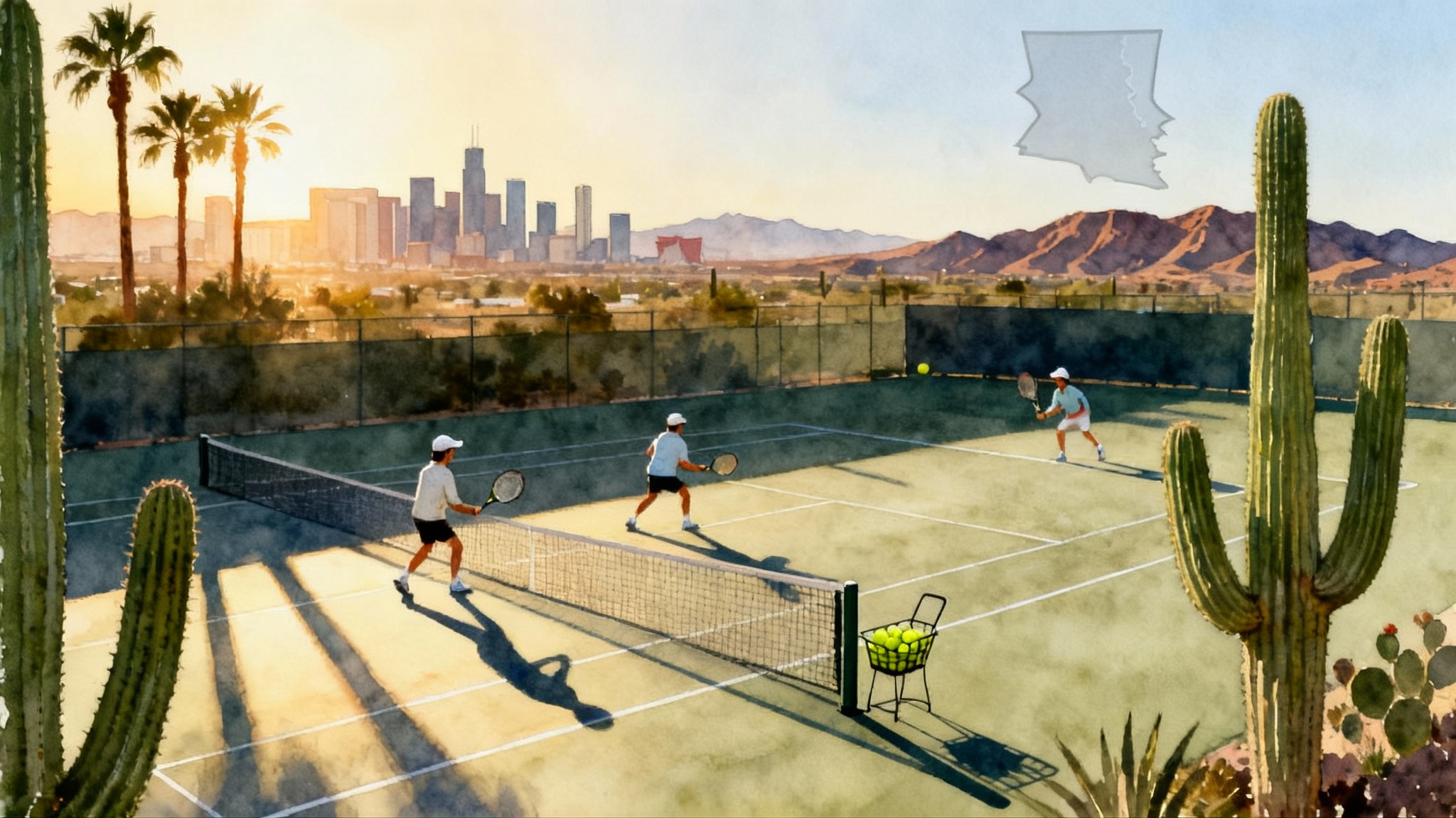 Arizona Winter Tennis 2025–26: Phoenix versus Tucson Guide
