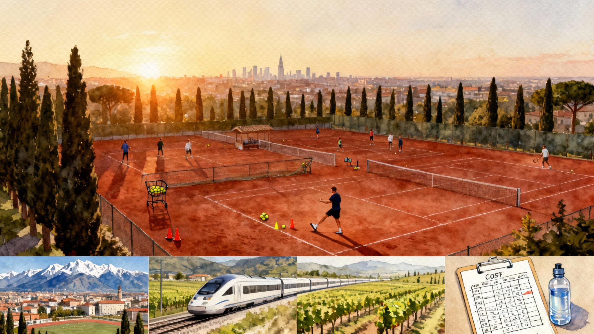 Best Tennis Academies in Italy 2025–2026: Rome to Turin