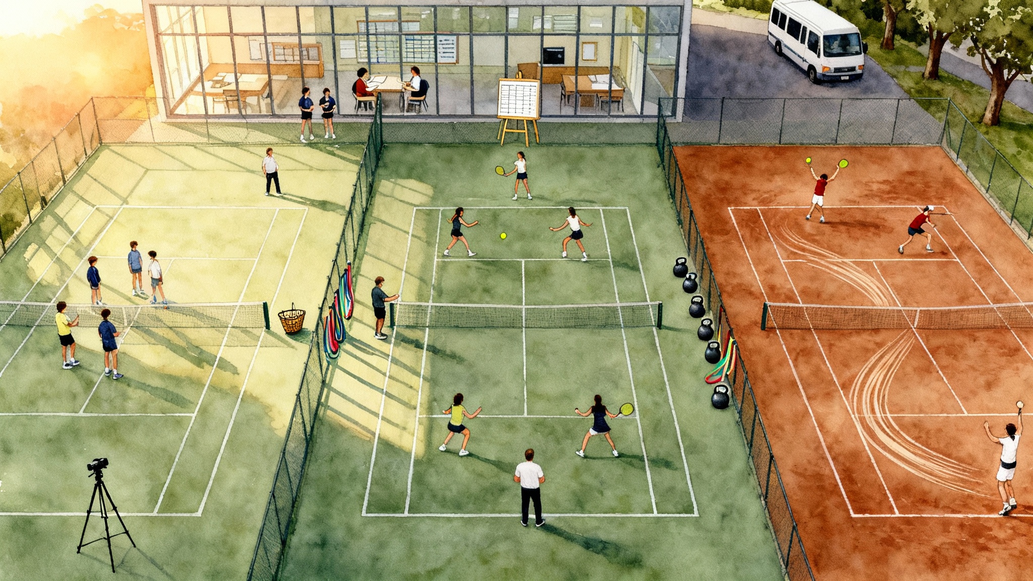 The 2025 Tennis Academy Guide: Ratios, Fitness, School Fit