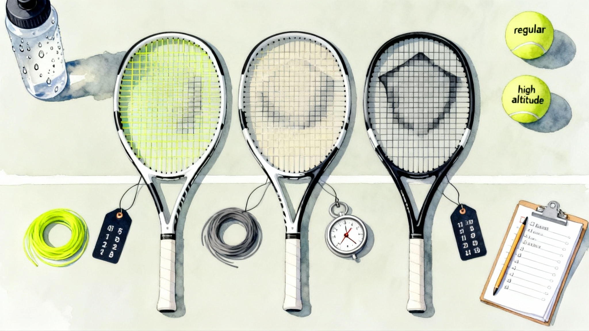 Strings and Tension 2025: Age-Smart Racquet Setups