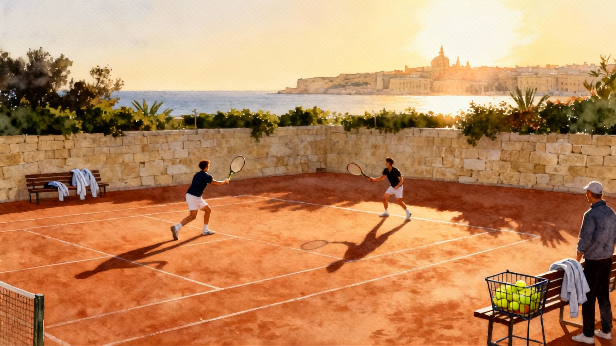 Malta Winter Tennis 2025–26 at Marsa: Asciak Academy Base