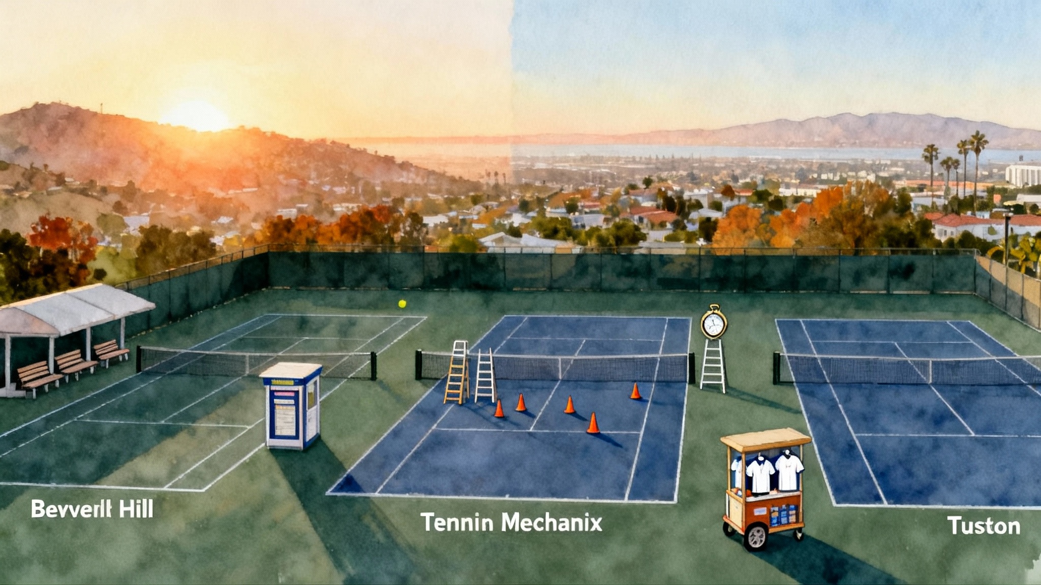 Los Angeles vs Orange County Junior Tennis Academies 2025–2026