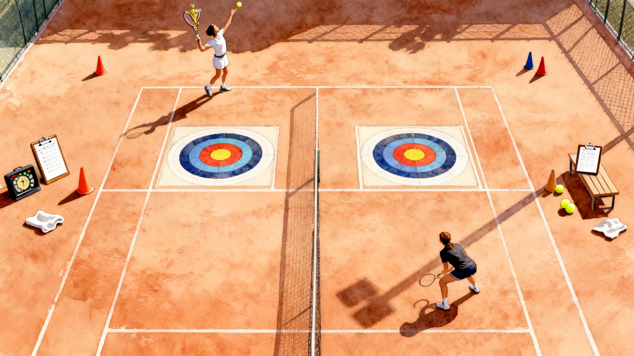 Second Serve Mastery: Spin, Targets, and Pressure Drills
