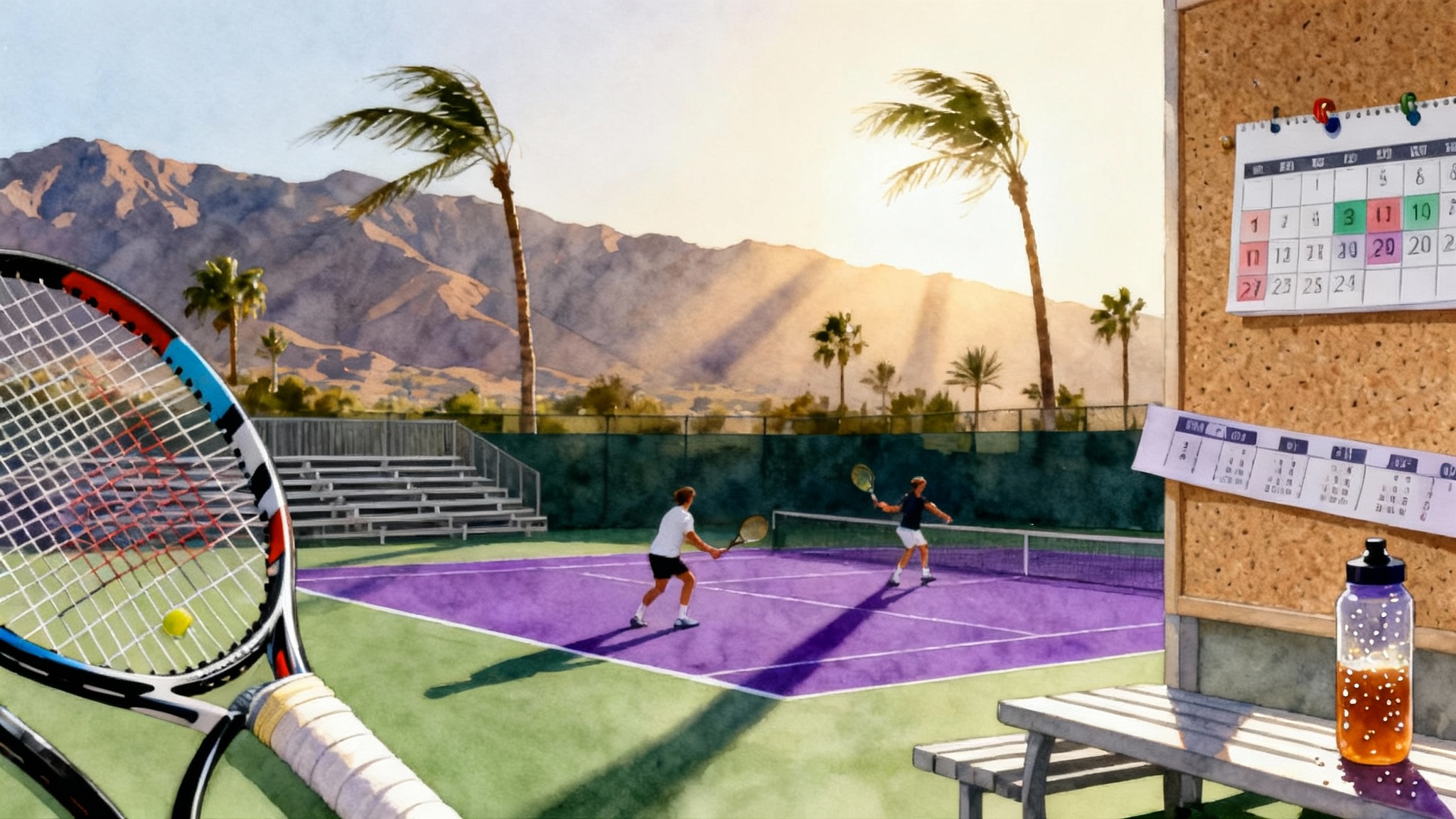 Indian Wells Desert Tennis Guide 2025–26: BNP Playbook