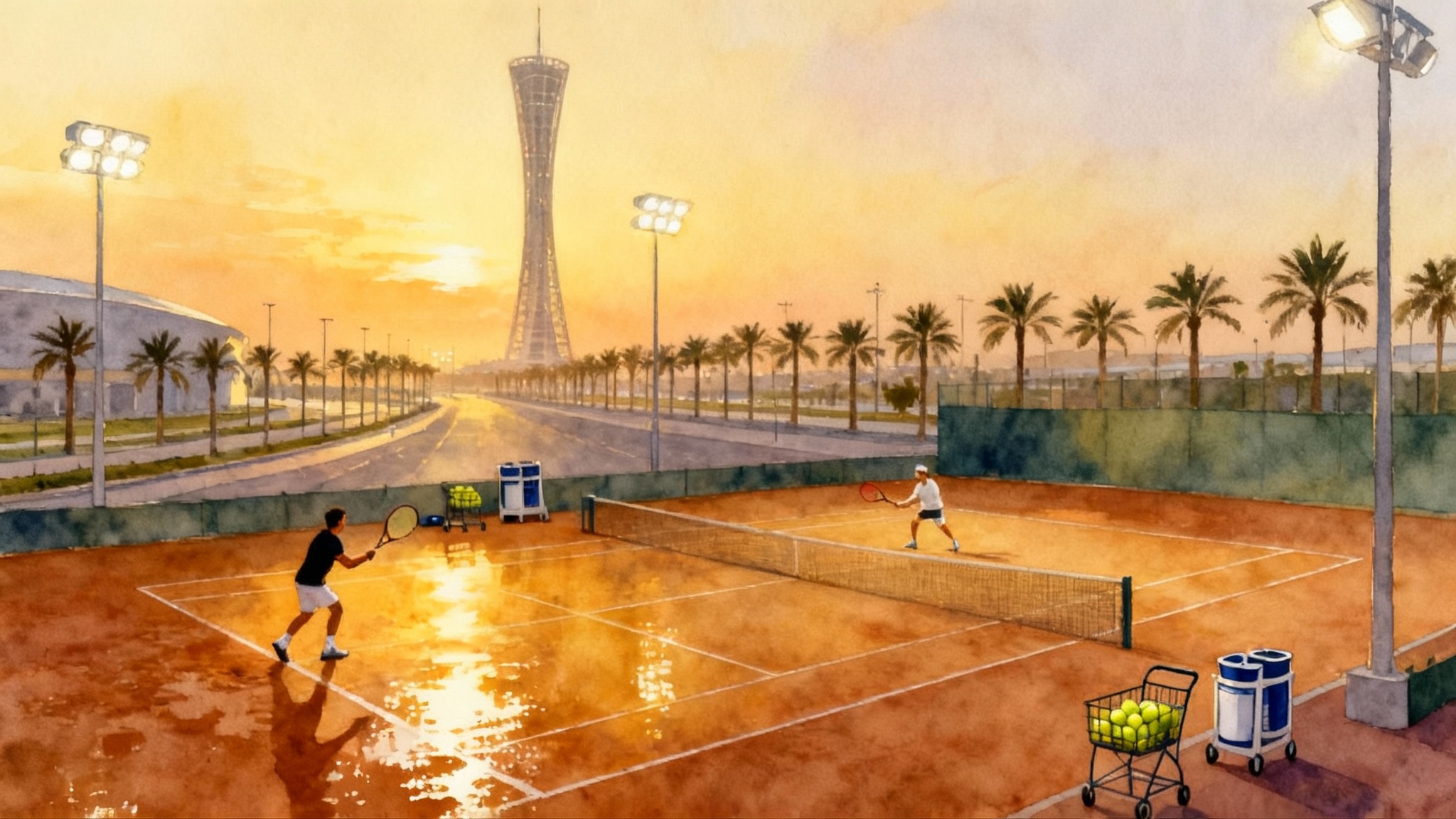 Doha Winter Tennis 2025–26: Science-Led Blocks at Aspire Academy
