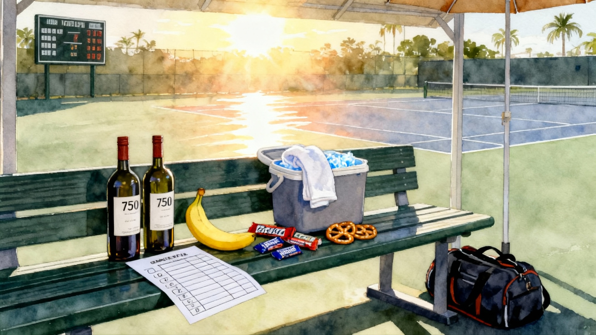 Tournament-Day Tennis Fueling 2025: Hydration, Snacks, Plans