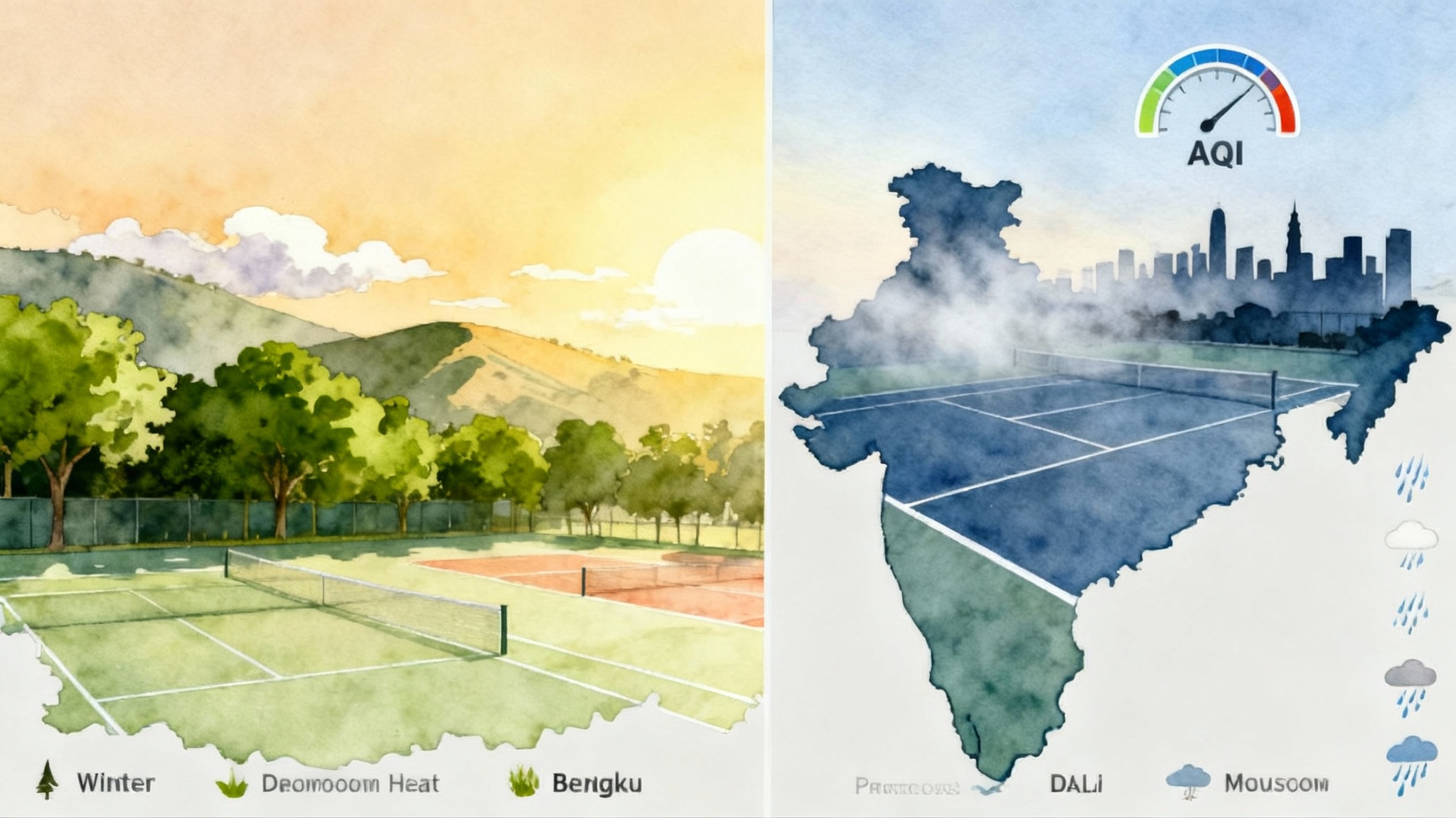 India’s 2025–26 Tennis Planner: Delhi vs Bengaluru Guide