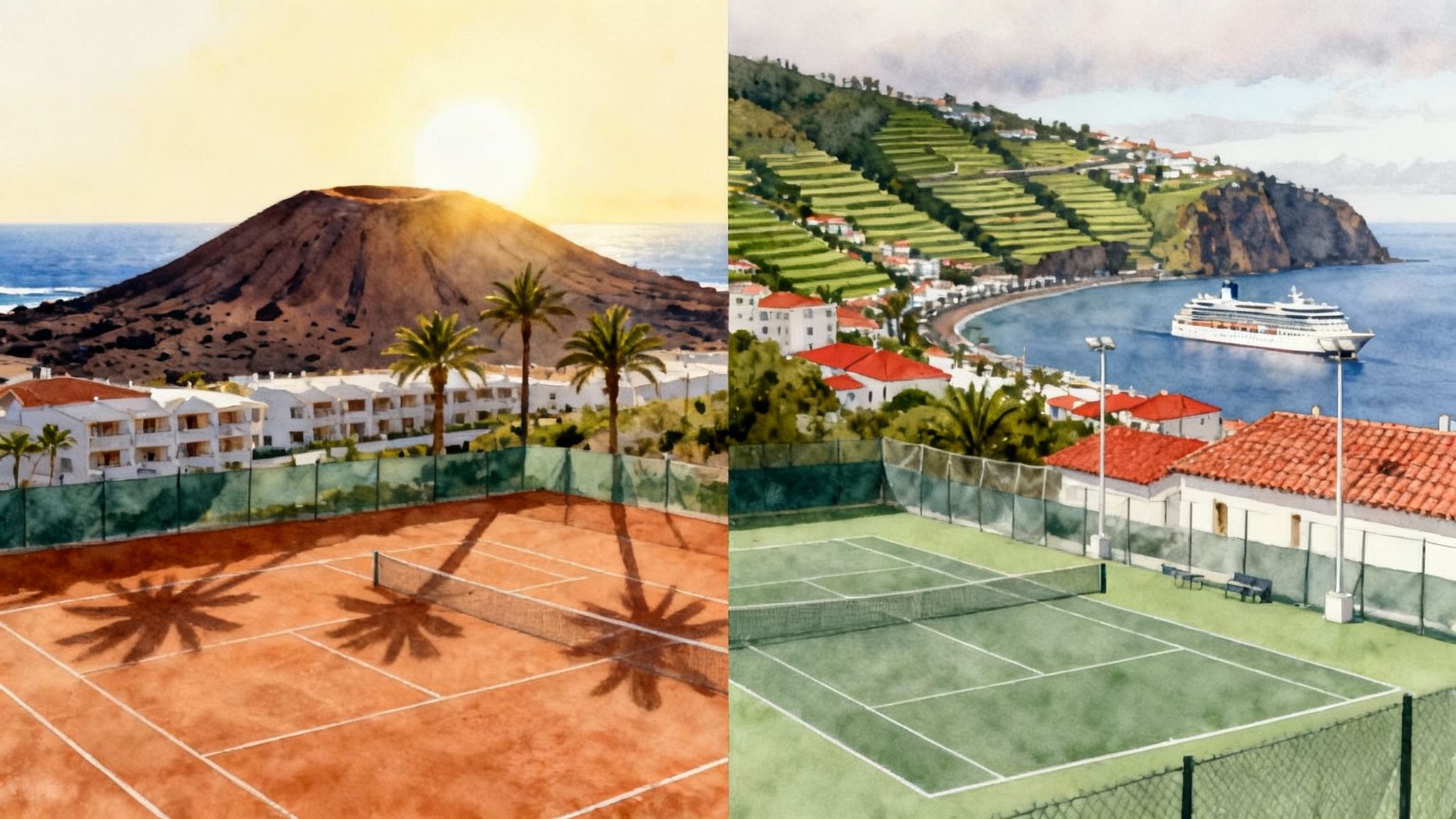 Tenerife vs Madeira: Europe’s Best Winter Tennis Bases 2025-26