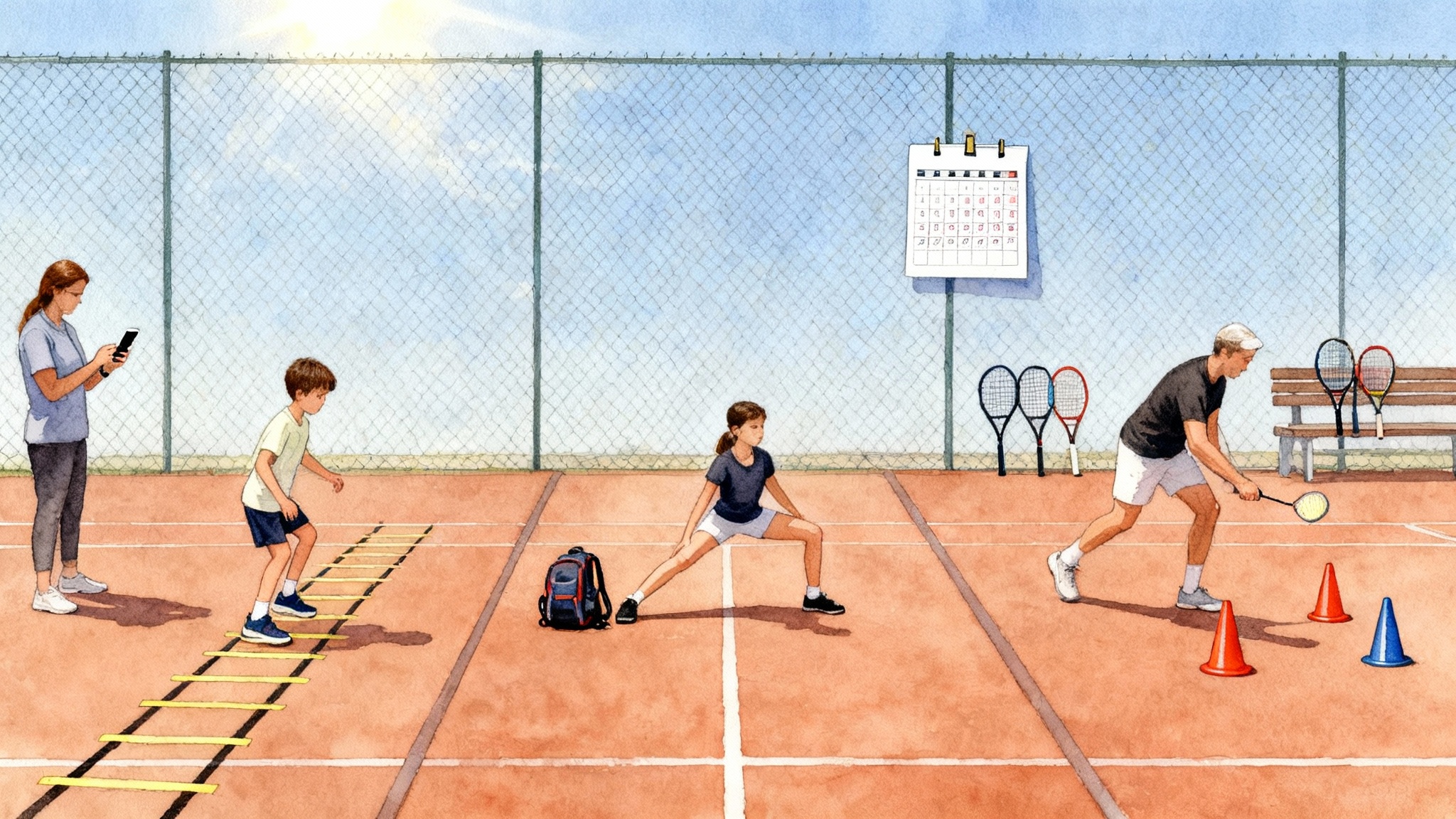 In-Season Tennis Strength and Conditioning: 2x/Week for All Ages