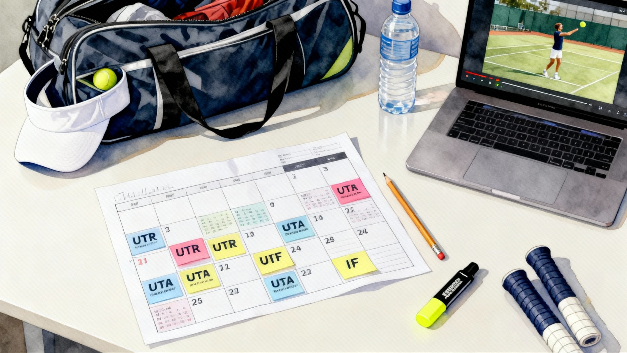 Smart 2025–26 Tennis Calendars: UTR, USTA and ITF Pathways