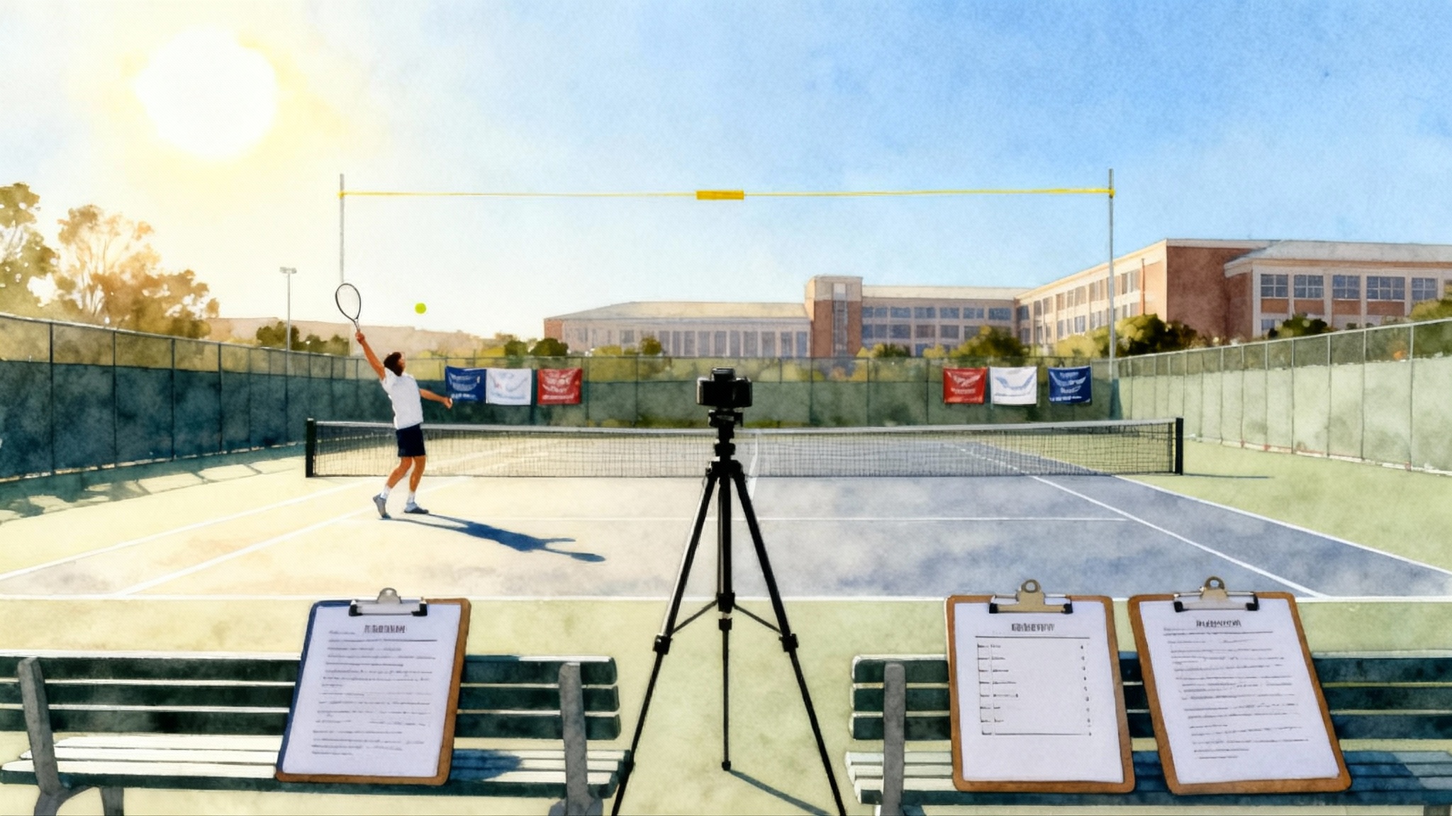 College Tennis Recruiting 2025–26: Emails, Video, UTR Benchmarks