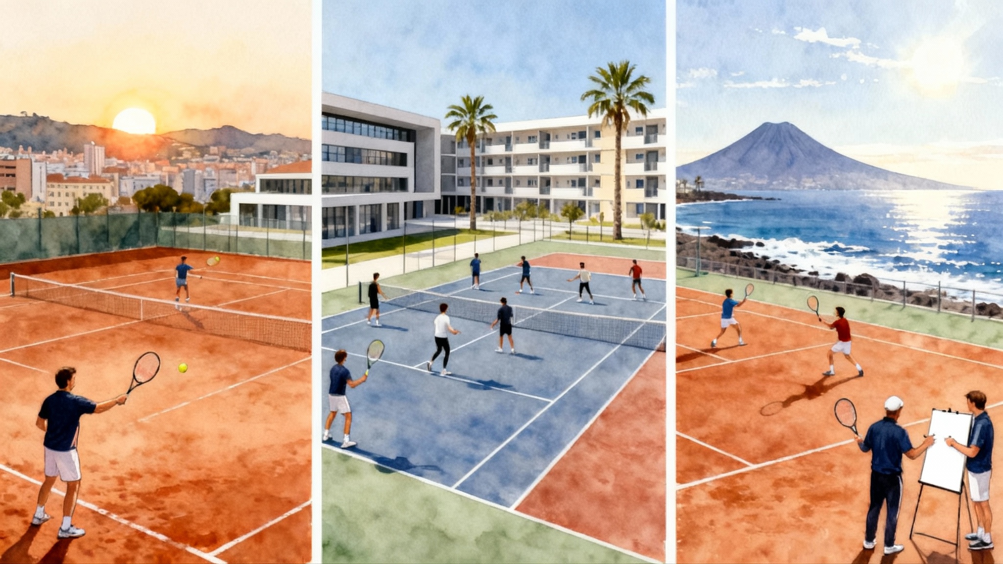 Spain Tennis Academies 2025–2026: Barcelona, Mallorca, Tenerife