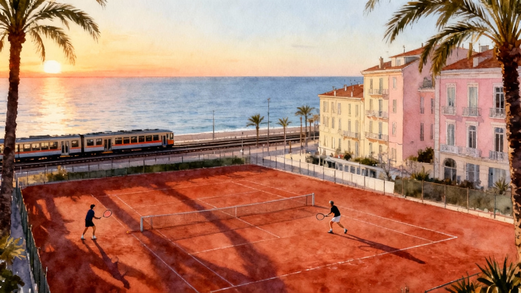 Shoulder Season Tennis on the French Riviera: Nice to Menton