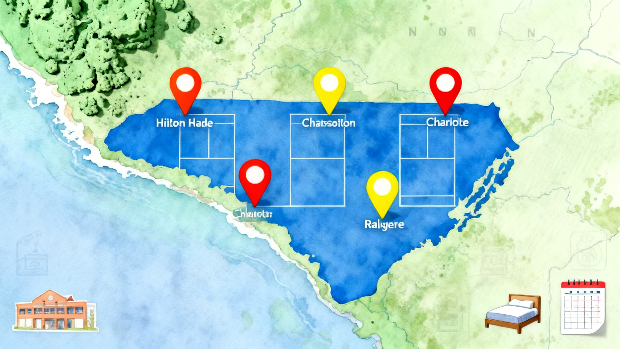 Best Carolinas Tennis Academies 2026: Hilton Head to Raleigh