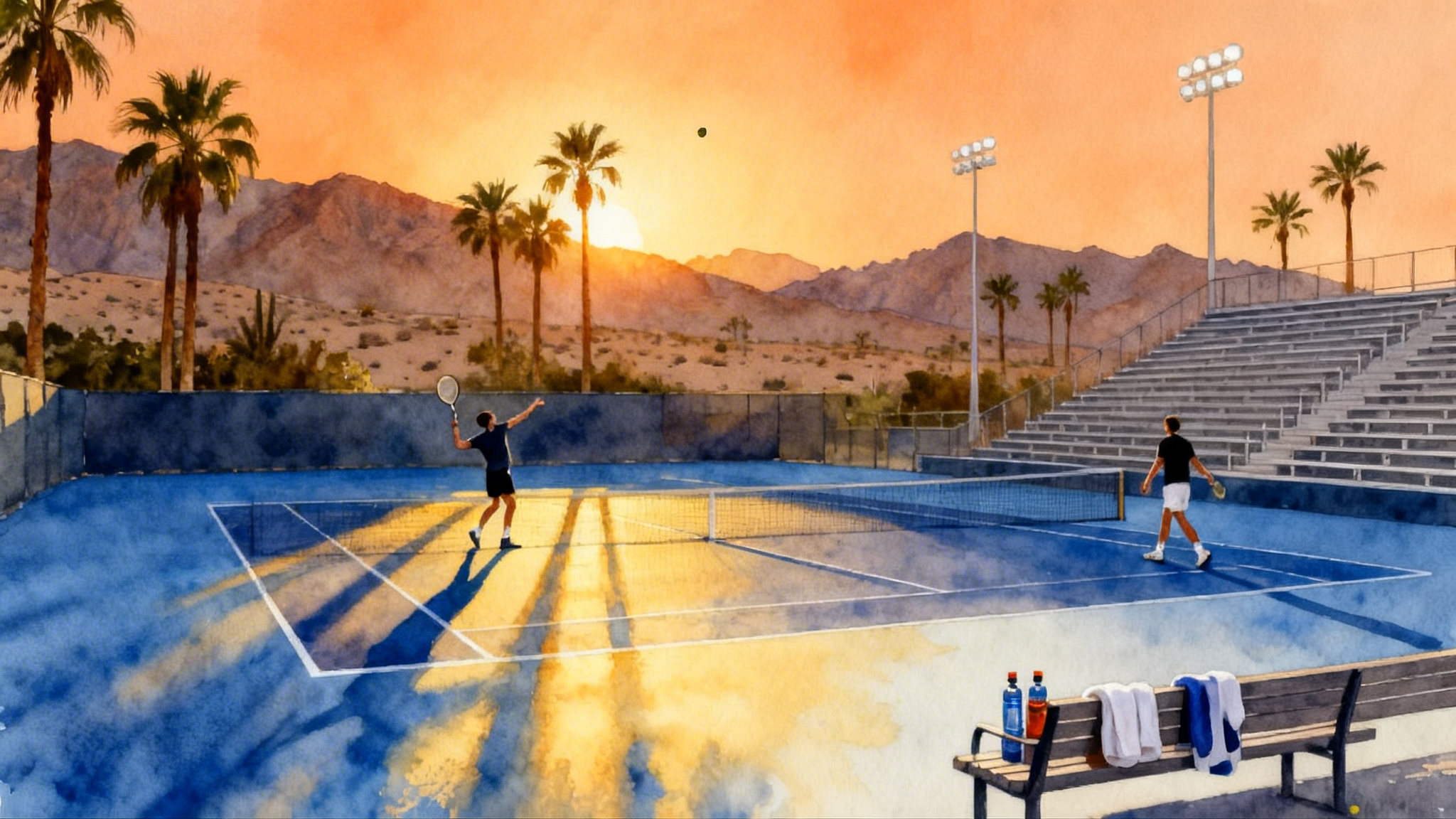 Desert Swing Tennis: Train Feb to Apr in Palm Desert, Scottsdale