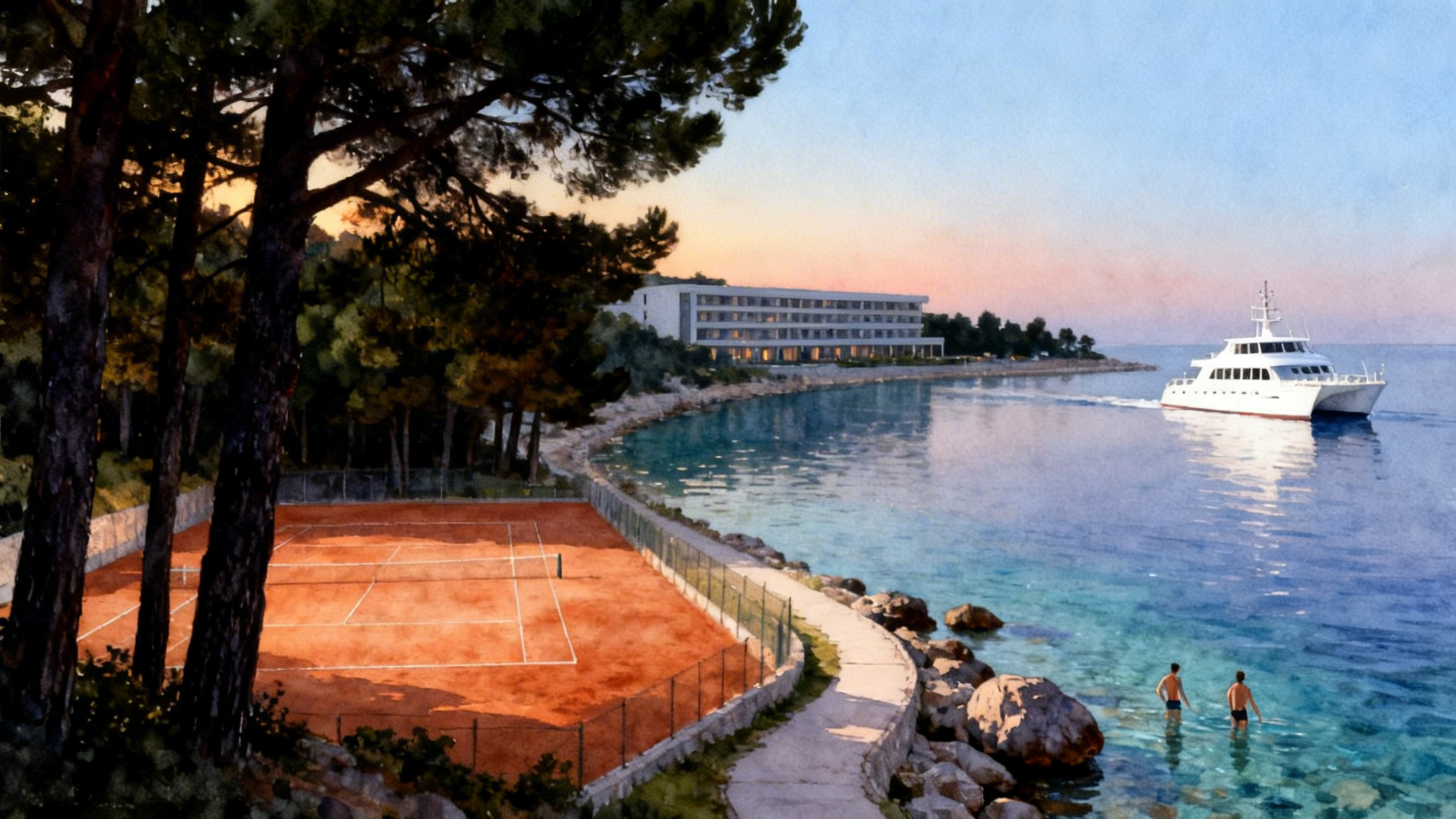 Adriatic Tennis in Lošinj: Croatia’s Sleeper Year-Round Base