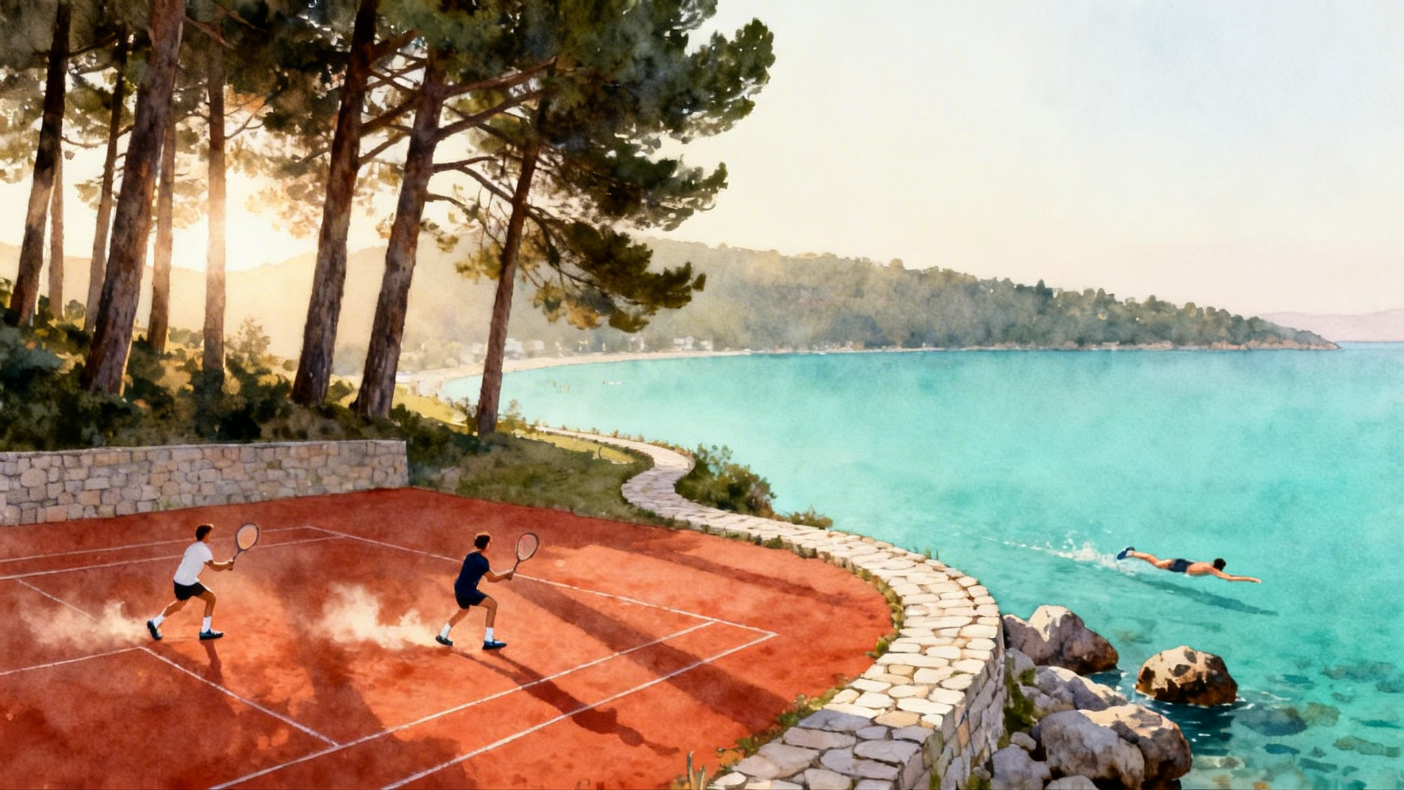 Adriatic Island Tennis: Lošinj’s Spring-to-Fall Clay Retreat