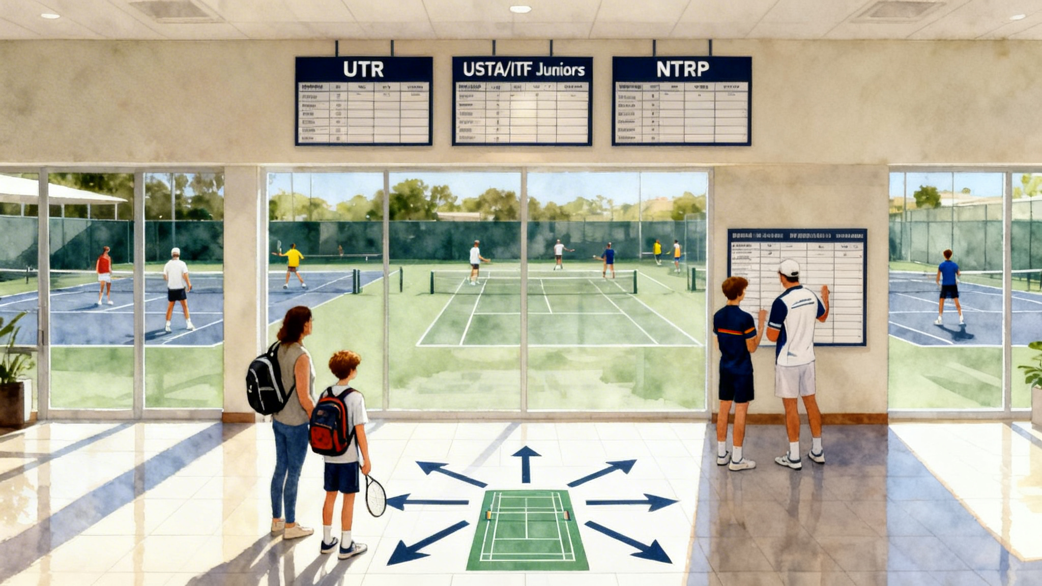 2026 Tennis Pathways: UTR vs USTA and ITF Juniors, plus NTRP