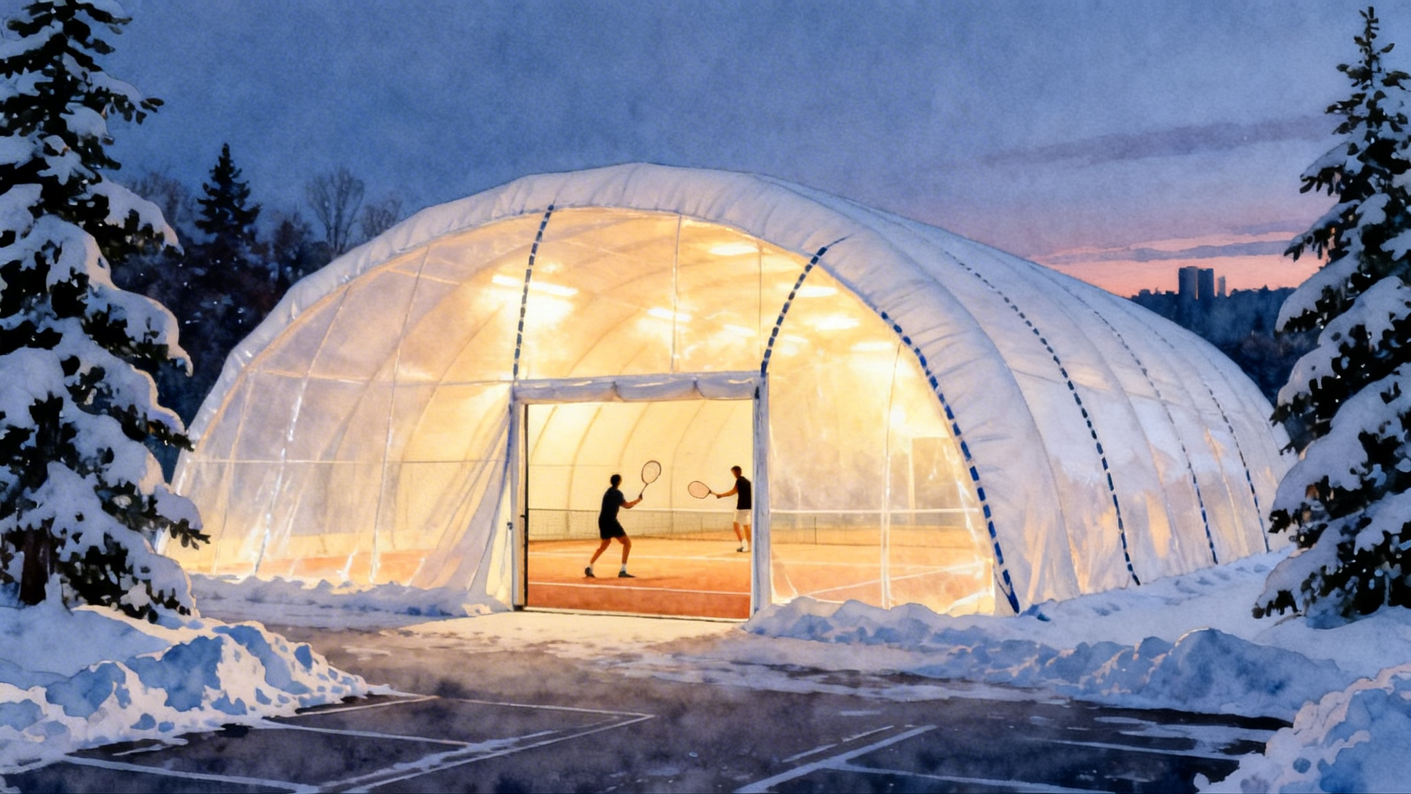 The Dome Circuit: Year-Round Indoor Tennis in Cold Cities